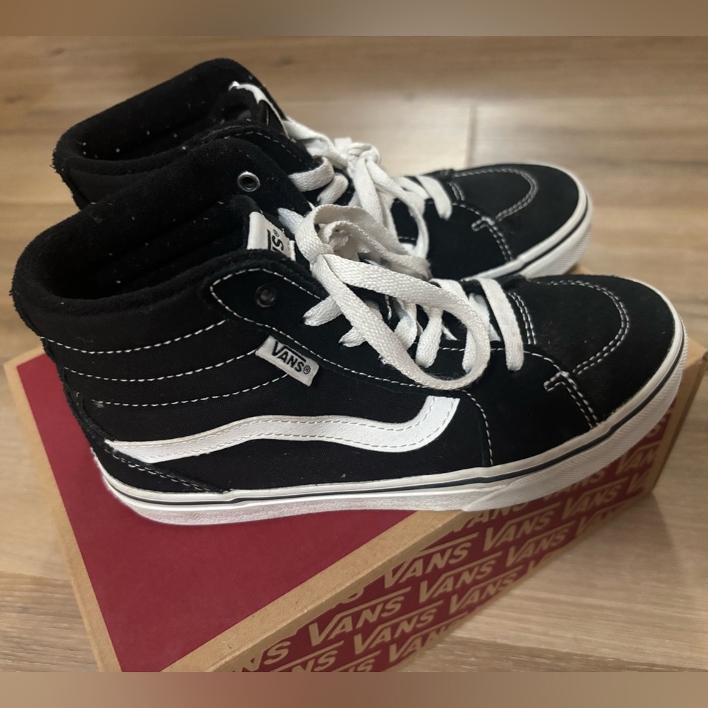 Vans Black and White Old Skool Sneakers
